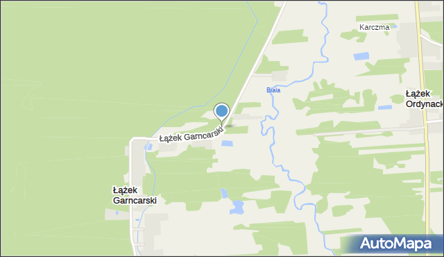 Łążek Garncarski, Łążek Garncarski, mapa Łążek Garncarski