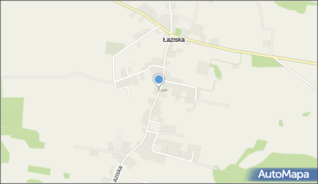 Łaziska gmina Bolesławiec, Łaziska, mapa Łaziska gmina Bolesławiec