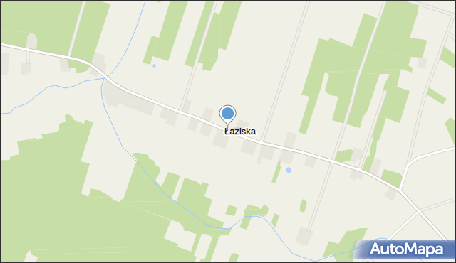 Łaziska gmina Iłów, Łaziska, mapa Łaziska gmina Iłów