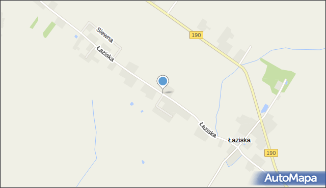 Łaziska gmina Wągrowiec, Łaziska, mapa Łaziska gmina Wągrowiec