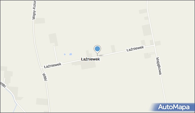 Łaźniewek, Łaźniewek, mapa Łaźniewek