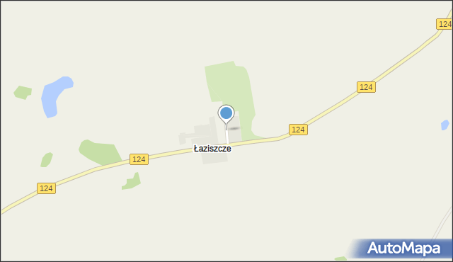 Mętno, Łaziszcze, mapa Mętno