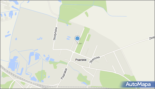 Poznań, Łagiewnicka, mapa Poznania