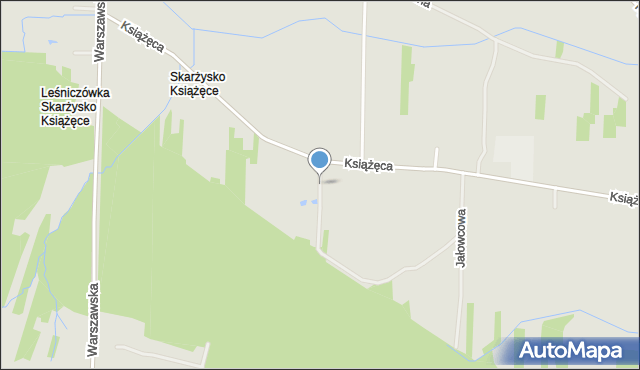 Skarżysko-Kamienna, Laskowa, mapa Skarżysko-Kamienna