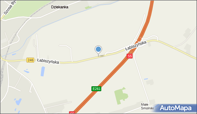 Smolniki gmina Szubin, Łabiszyńska, mapa Smolniki gmina Szubin