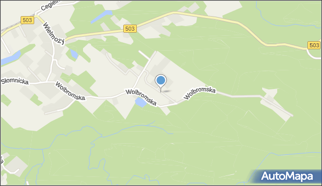 Suchacz, Lawendowa, mapa Suchacz