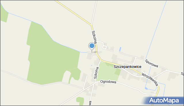 Szczepankowice, Łąkowa, mapa Szczepankowice