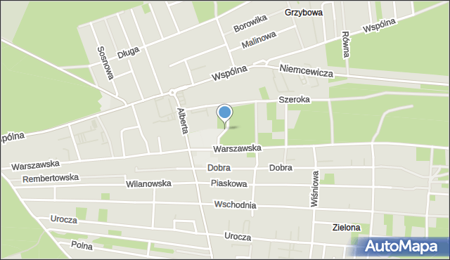 Warszawa, Łaguny Antoniego Pankracego, mapa Warszawy