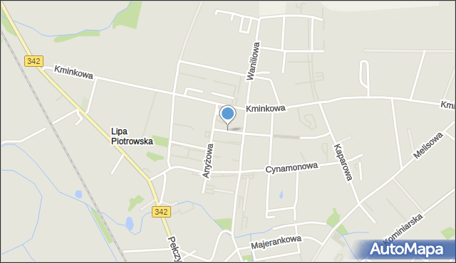 Wrocław, Laurowa, mapa Wrocławia