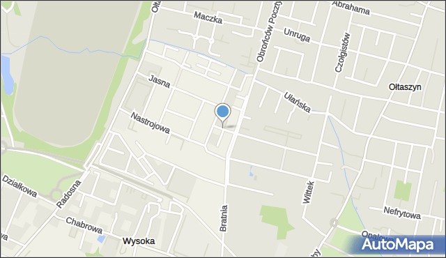 Wysoka gmina Kobierzyce, Łagodna, mapa Wysoka gmina Kobierzyce