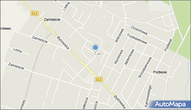 Chojnice, Lelewela, mapa Chojnic