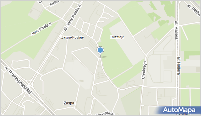 Gdańsk, Leszczyńskich, mapa Gdańska