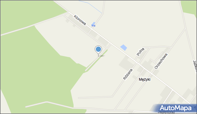 Grzędzice, Leszczynowa, mapa Grzędzice