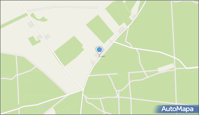 Janinów gmina Kalisz Pomorski, Leśnictwo Pępłówek, mapa Janinów gmina Kalisz Pomorski