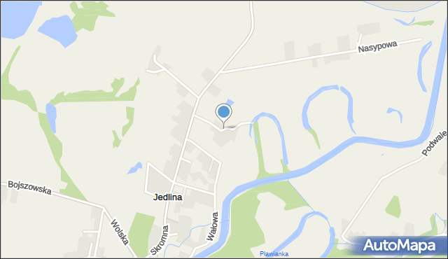 Jedlina gmina Bojszowy, Łęgowa, mapa Jedlina gmina Bojszowy