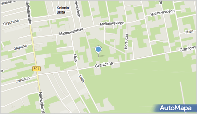 Józefów powiat otwocki, Leśny Zakątek, mapa Józefów powiat otwocki