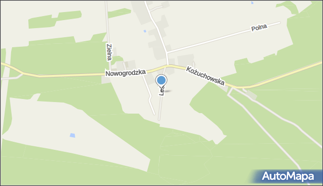 Kaczenice, Leśna, mapa Kaczenice