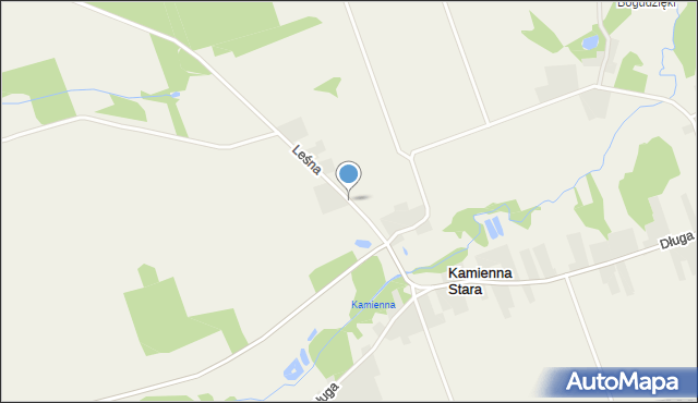 Kamienna Stara, Leśna, mapa Kamienna Stara