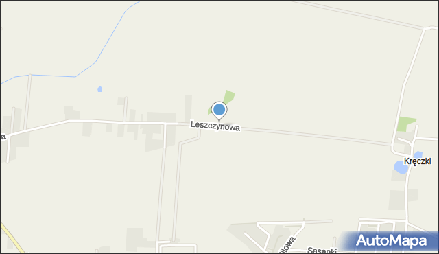 Kaputy, Leszczynowa, mapa Kaputy