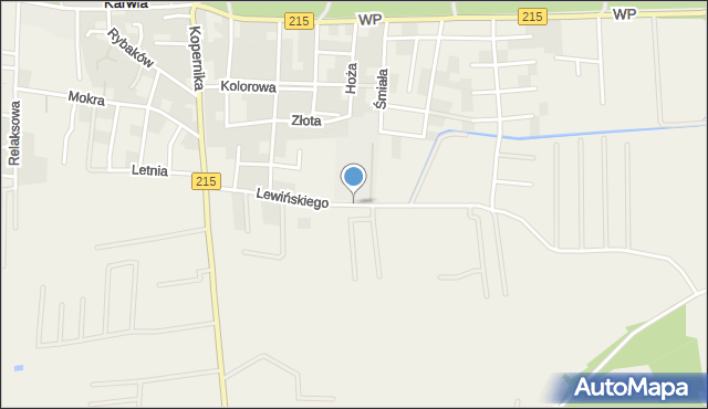 Karwia, Lewińskiego B., ks., mapa Karwia