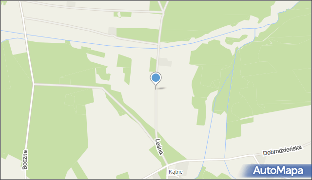 Klekotna, Leśna, mapa Klekotna