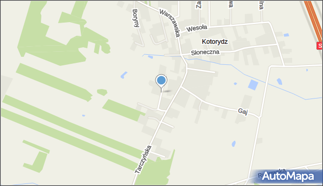 Kotorydz, Leszowa, mapa Kotorydz