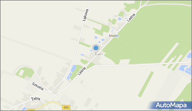 Kraszkowice, Leśna, mapa Kraszkowice