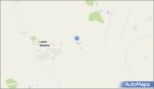 Łebki Wielkie, Łebki Wielkie, mapa Łebki Wielkie