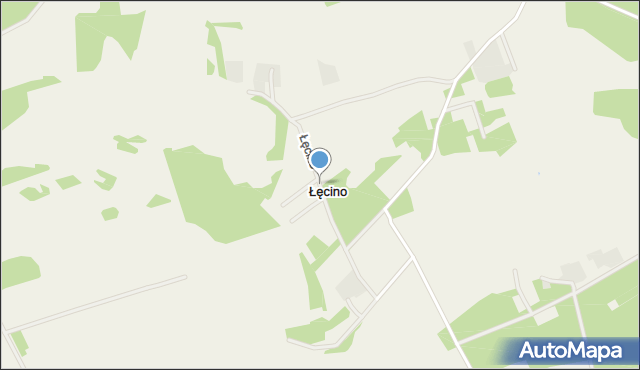 Łęcino, Łęcino, mapa Łęcino