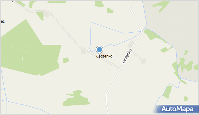 Łęczenko, Łęczenko, mapa Łęczenko