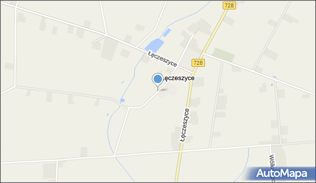Łęczeszyce, Łęczeszyce, mapa Łęczeszyce