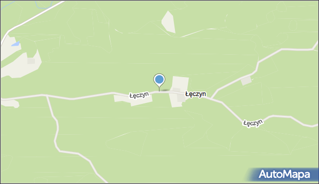 Łęczyn gmina Łęczyce, Łęczyn, mapa Łęczyn gmina Łęczyce