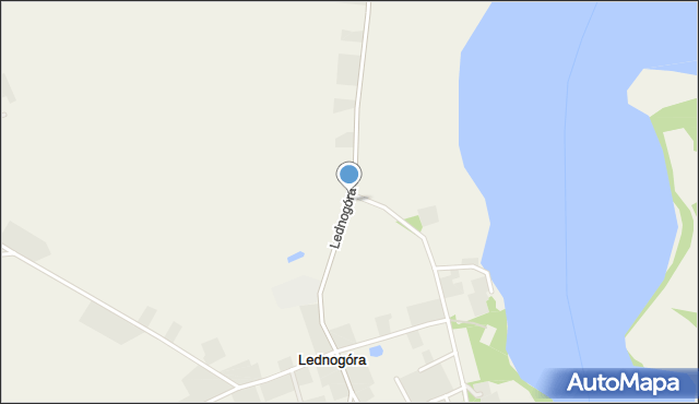 Lednogóra, Lednogóra, mapa Lednogóra