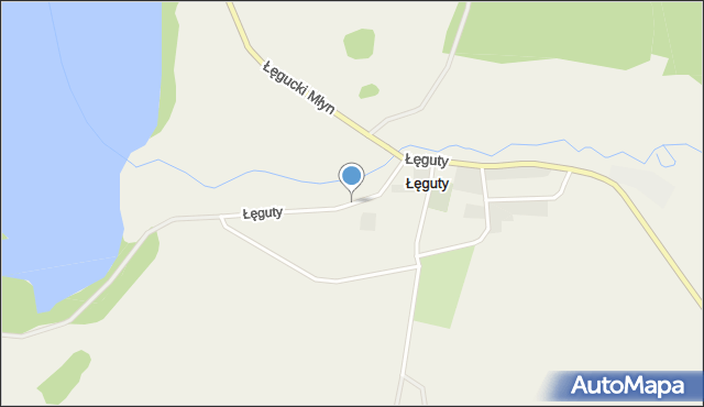 Łęguty, Łęguty, mapa Łęguty