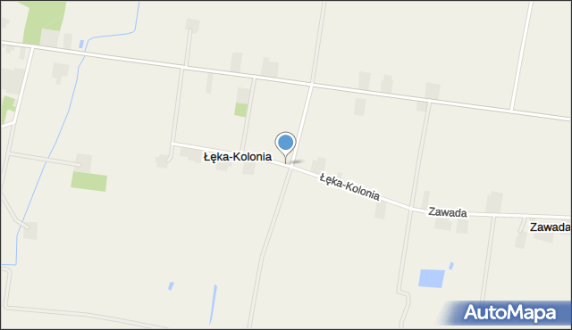 Łęka-Kolonia, Łęka-Kolonia, mapa Łęka-Kolonia