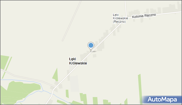 Łęki Królewskie, Łęki Królewskie, mapa Łęki Królewskie