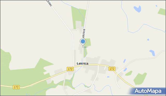 Łeknica, Łeknica, mapa Łeknica