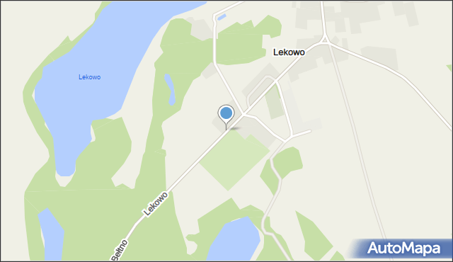Lekowo gmina Świdwin, Lekowo, mapa Lekowo gmina Świdwin