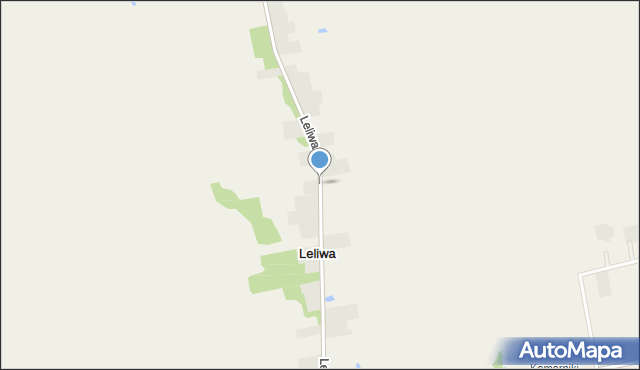 Leliwa, Leliwa, mapa Leliwa