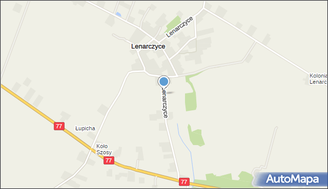 Lenarczyce, Lenarczyce, mapa Lenarczyce