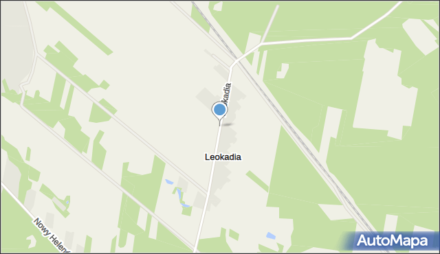 Leokadia, Leokadia, mapa Leokadia
