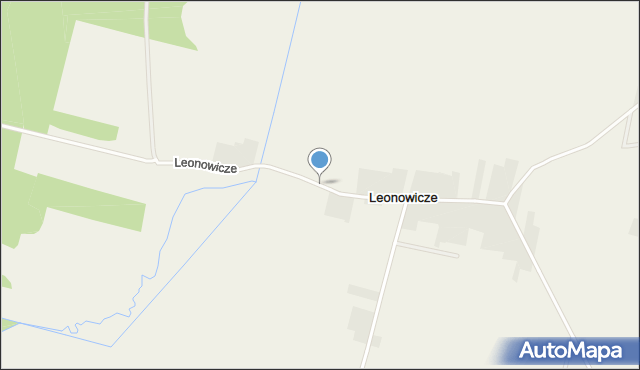 Leonowicze, Leonowicze, mapa Leonowicze