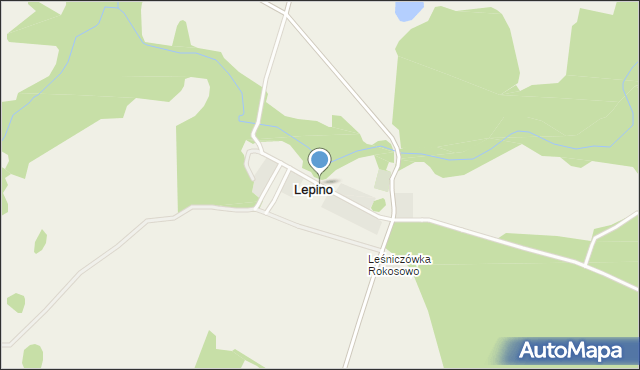 Lepino, Lepino, mapa Lepino