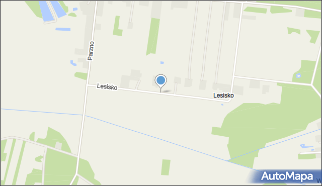 Lesisko gmina Kluki, Lesisko, mapa Lesisko gmina Kluki