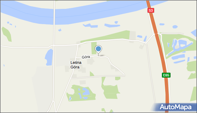 Leśna Góra, Leśna Góra, mapa Leśna Góra