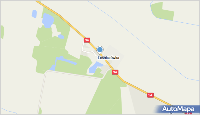 Leśniczówka gmina Lewin Brzeski, Leśniczówka, mapa Leśniczówka gmina Lewin Brzeski