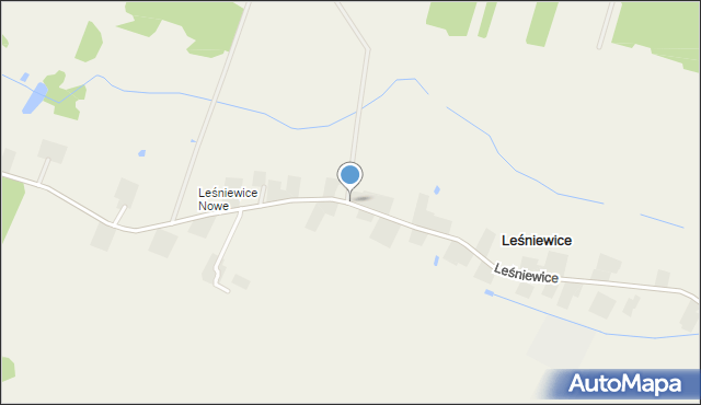 Leśniewice, Leśniewice, mapa Leśniewice