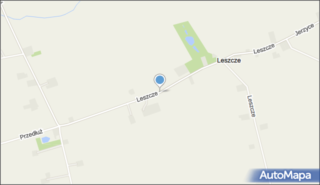 Leszcze gmina Piotrków Kujawski, Leszcze, mapa Leszcze gmina Piotrków Kujawski