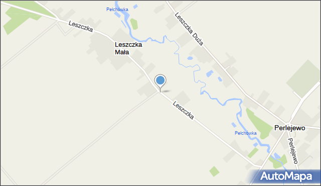 Leszczka Mała, Leszczka Mała, mapa Leszczka Mała