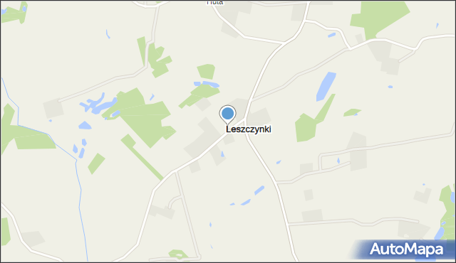 Leszczynki, Leszczynki, mapa Leszczynki